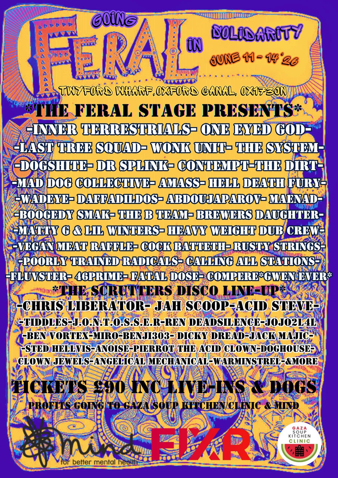 Going Feral for Solidarity flyer